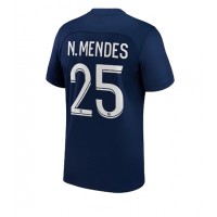 Paris Saint-Germain Nuno Mendes #25 Fußballbekleidung Heimtrikot 2022-23 Kurzarm